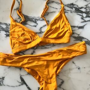 Midori Bikinis - Vibrant Yellow Women's bikini set